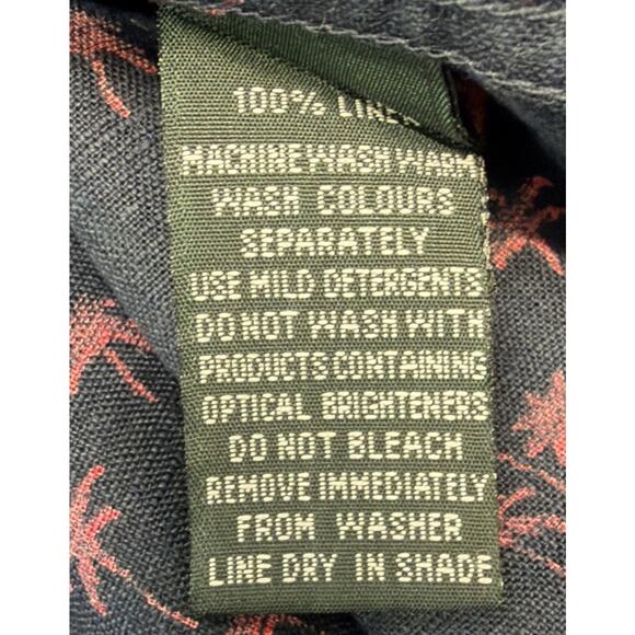 RODD AND Gunn Broadbay Sports Fit Short Sleeve Button Up Linen Shirt Size L - Picture 8 of 8